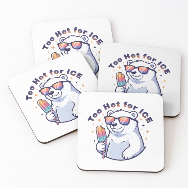 Item preview, Too Hot for ICE - Cool Polar Bear  designed and sold by Remy-Aura.