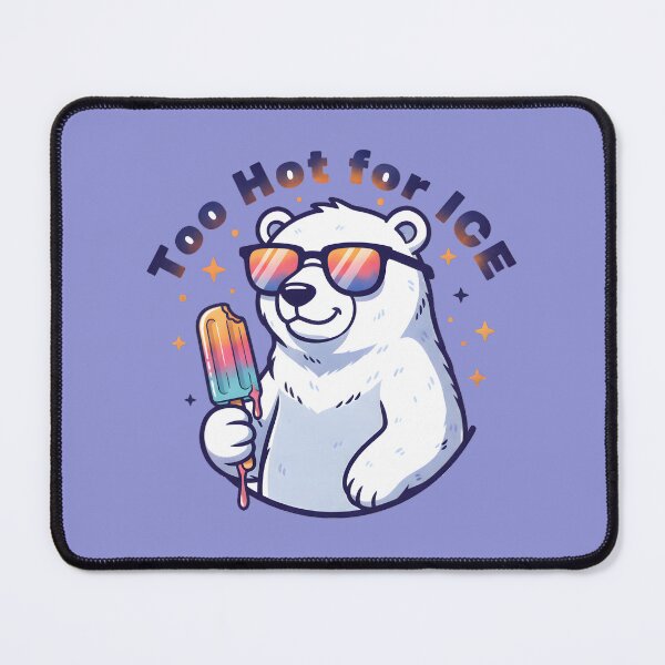 Item preview, Too Hot for ICE - Cool Polar Bear designed and sold by Remy-Aura.