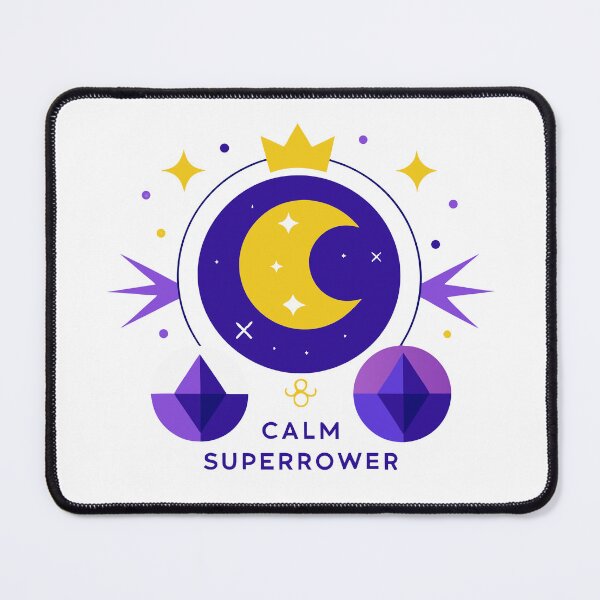 Item preview, Royal Calm Superpower. Golden Moon & Crown Celestial Art designed and sold by Jirada.
