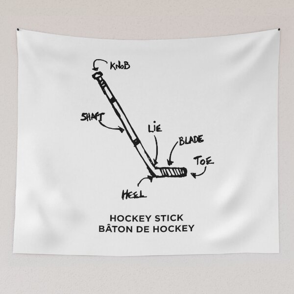 Item preview, Hockey Stick/Bâton de Hockey designed and sold by Half Serious.