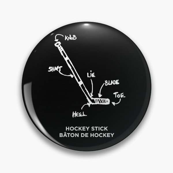 Item preview, Hockey Stick/Bâton de Hockey - dark background designed and sold by Half Serious.