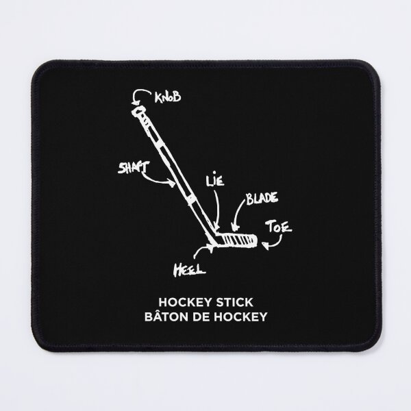 Item preview, Hockey Stick/Bâton de Hockey - dark background designed and sold by Half Serious.