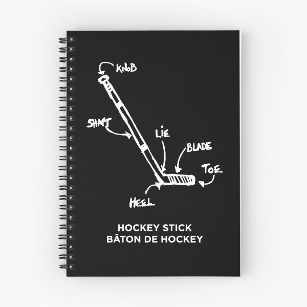 Item preview, Hockey Stick/Bâton de Hockey - dark background designed and sold by Half Serious.