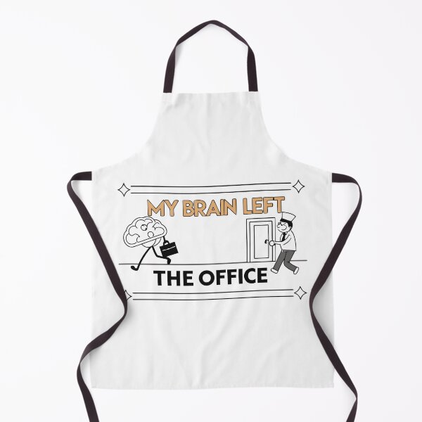 Item preview, My Brain Left The Office Retro Cartoon designed and sold by Jirada.
