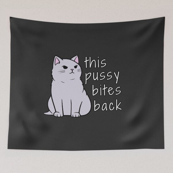 Item preview, This pussy bites back - feminist - women's rights designed and sold by EvergreenRevolt.