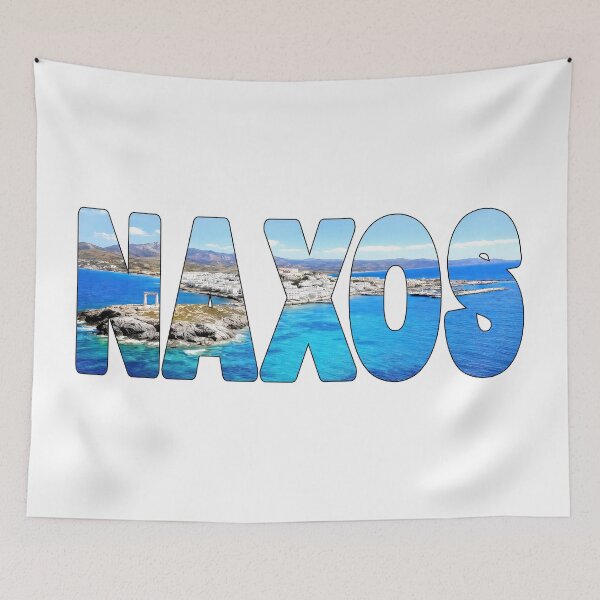 Item preview, NAXOS - Greek Islands South Aegean Beautiful Day with Temple of Apollo designed and sold by Adam Gormley.