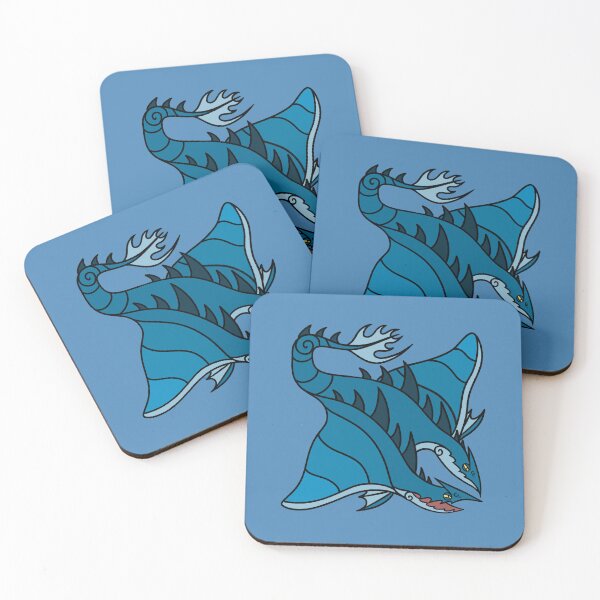 Item preview, Seashocker HTTYD Stylized Blue Dragon Sticker  designed and sold by MysticLaceArt.