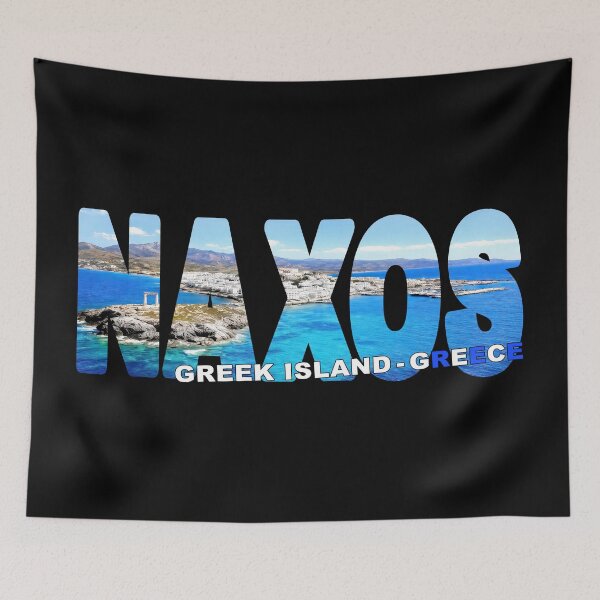 Item preview, NAXOS Greek Island Greece - South Aegean Sea with Temple of Apollo. designed and sold by Adam Gormley.