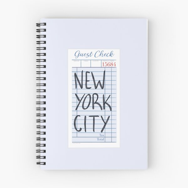 Item preview, New York City | guest check | docket  designed and sold by Sophie Louise Arts.