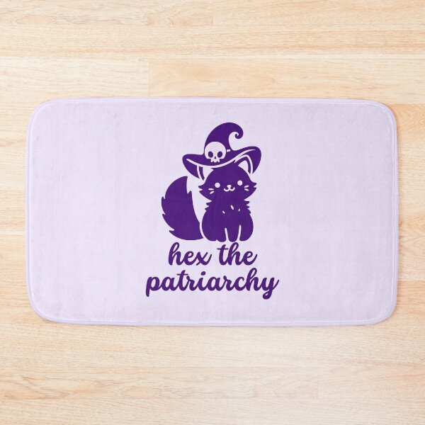 Item preview, Hex the Patriarchy - Feminist - Witch Cat designed and sold by EvergreenRevolt.
