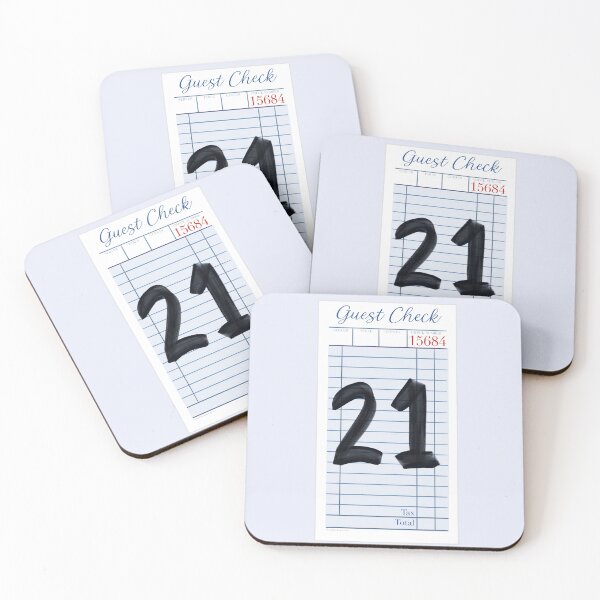 Item preview, 21 | guest check | docket designed and sold by Sophie Louise Arts.