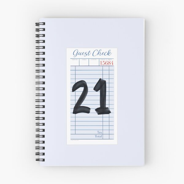 Item preview, 21 | guest check | docket designed and sold by Sophie Louise Arts.