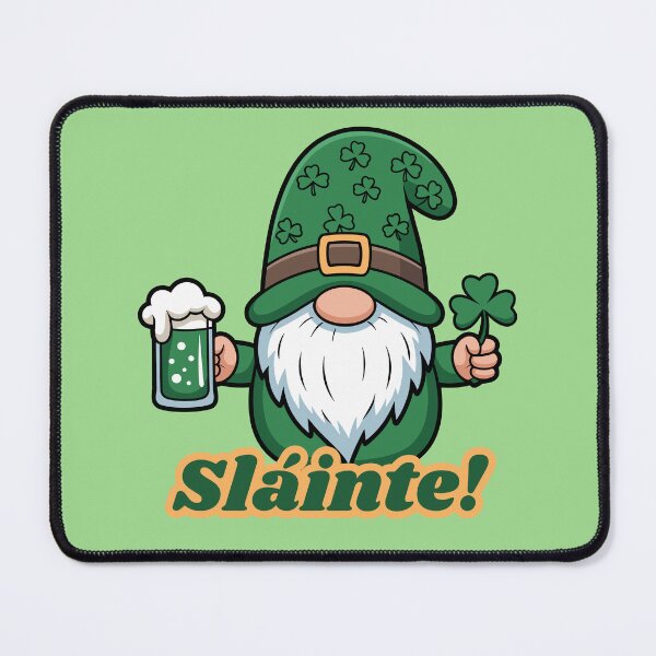 Item preview, Sláinte! Irish Gnome Cheers St. Patrick’s Day Design designed and sold by SimplyJasper.