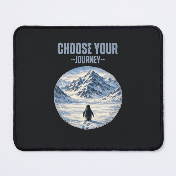 Item preview, The Lone Penguin — A Journey Beyond the Flock | Vintage Circular Illustration designed and sold by wanado.