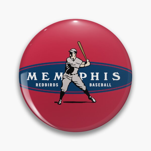 Item preview, Memphis Redbirds Nostalgia Man Retro Logo designed and sold by awsomehog1.
