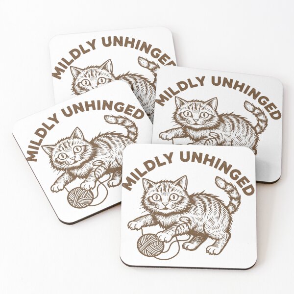 Item preview, Mildly Unhinged – Chaotic Funny Cat Vintage designed and sold by DIRTYSKETCHH.