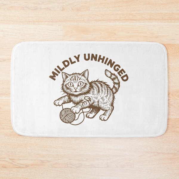 Item preview, Mildly Unhinged – Chaotic Funny Cat Vintage designed and sold by DIRTYSKETCHH.