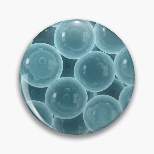 Item preview, Aqua Glass Orbs designed and sold by Kaleidoscope Print.