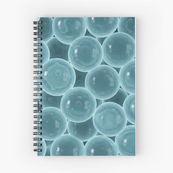 Item preview, Aqua Glass Orbs designed and sold by Kaleidoscope Print.