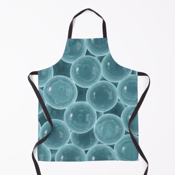 Item preview, Aqua Glass Orbs designed and sold by Kaleidoscope Print.