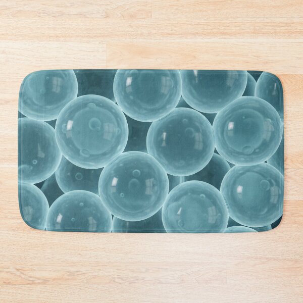 Item preview, Aqua Glass Orbs designed and sold by Kaleidoscope Print.