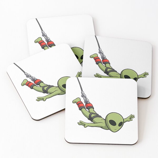 Item preview, Alien Bungee Jumping Adventure designed and sold by Everyday Aliens.
