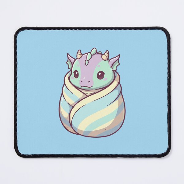 Item preview, Kawaii Baby Dragon in Blanket Swaddle designed and sold by Indraokta22.