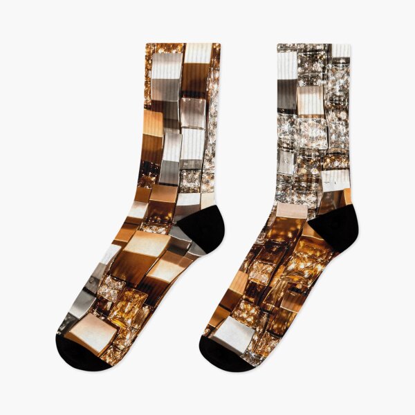 Item preview, Gilded Crystal Cubes designed and sold by Kaleidoscope Print.