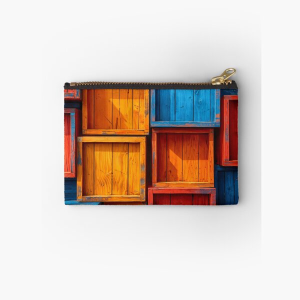 Item preview, Colorblock Wooden Crates designed and sold by Kaleidoscope Print.