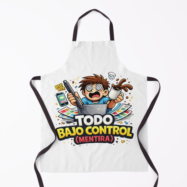 Item preview, Everything Under Control (Lie) – Funny T-shirt about chaos, stress and multitasking designed and sold by Studiotorpe.
