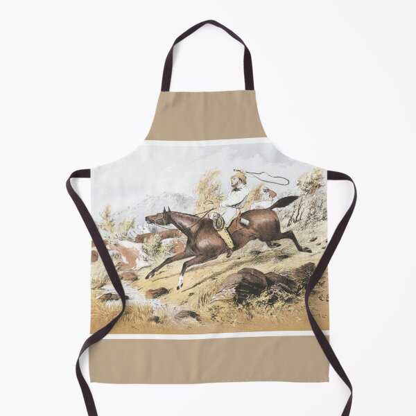 Item preview, Vintage Australian Watercolour - Stockman  designed and sold by karwilberevivalcollection.