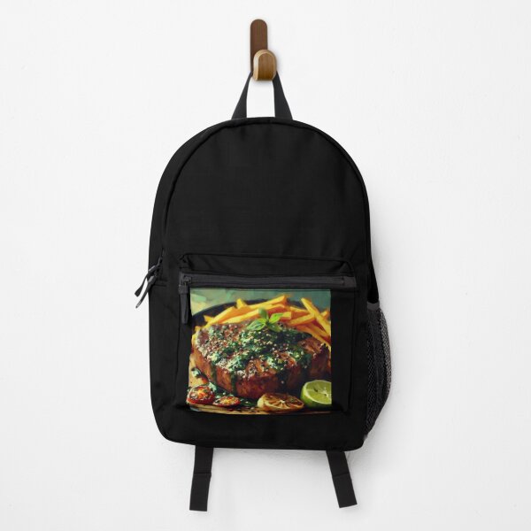 Item preview, Chimichurri Steak Impressionism Art Style designed and sold by artofuniverse.