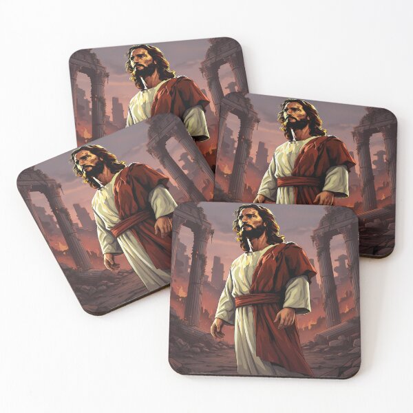 Item preview, Jesus Christ in a ruined city designed and sold by 7She.
