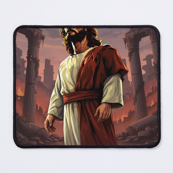 Item preview, Jesus Christ in a ruined city designed and sold by 7She.