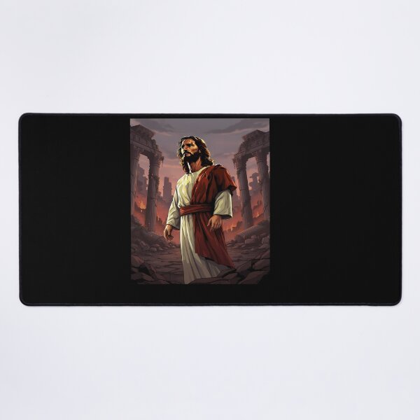 Item preview, Jesus Christ in a ruined city designed and sold by 7She.