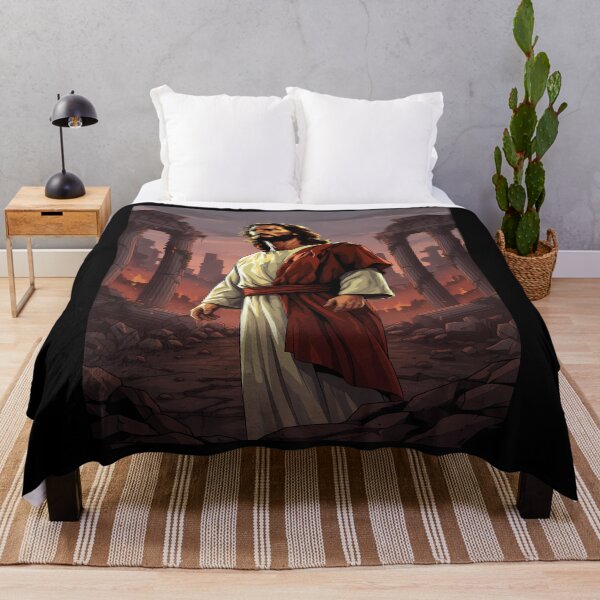 Item preview, Jesus Christ in a ruined city designed and sold by 7She.