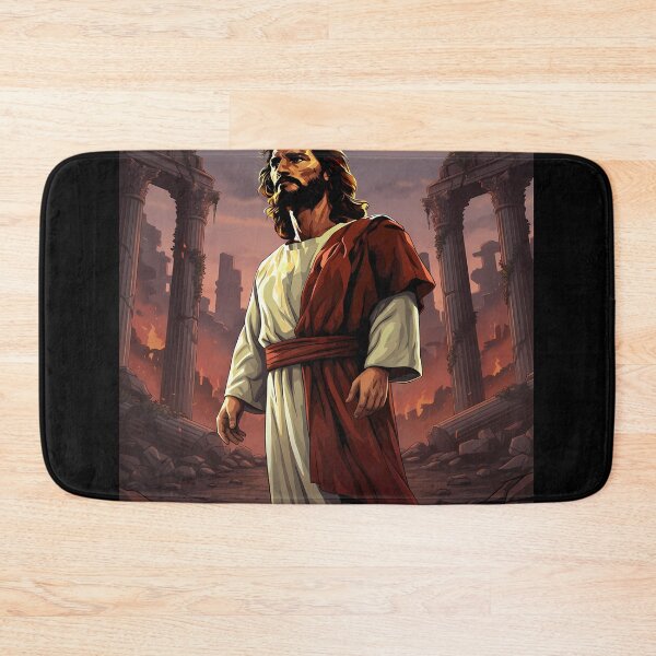 Item preview, Jesus Christ in a ruined city designed and sold by 7She.
