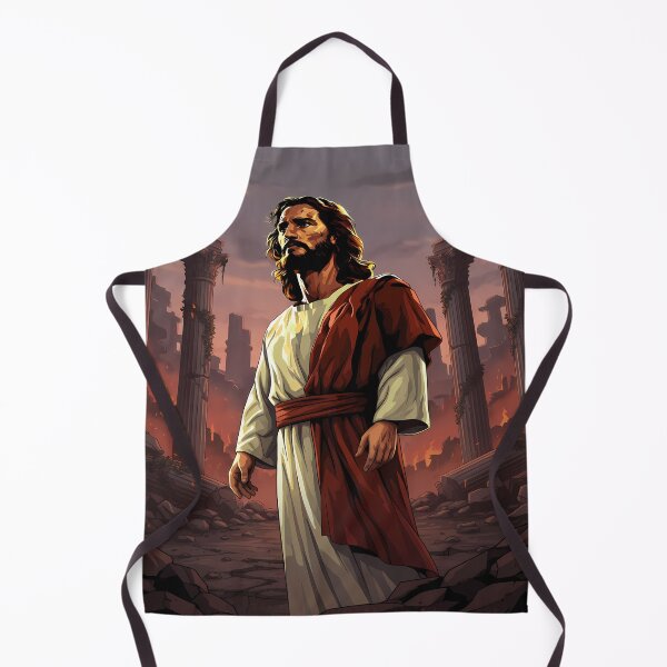 Item preview, Jesus Christ in a ruined city designed and sold by 7She.