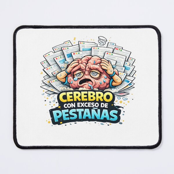Item preview, Brain with too many eyelashes – Funny T-shirt about an overloaded mind and multitasking designed and sold by Studiotorpe.