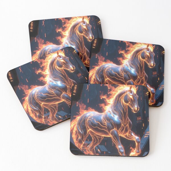 Item preview, Fire Horse Energy Art (image size 7840x11680) designed and sold by Digital-Davinci.
