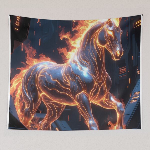 Item preview, Fire Horse Energy Art (image size 7840x11680) designed and sold by Digital-Davinci.
