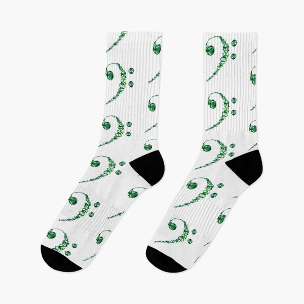 Item preview, Green Bass Clef  designed and sold by RCbassDesigns.