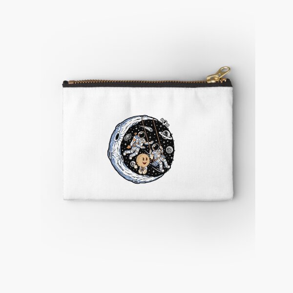 Item preview, Astronaut Swinging in Space – Whimsical Cosmic Dream Illustration designed and sold by Fouziaart08.