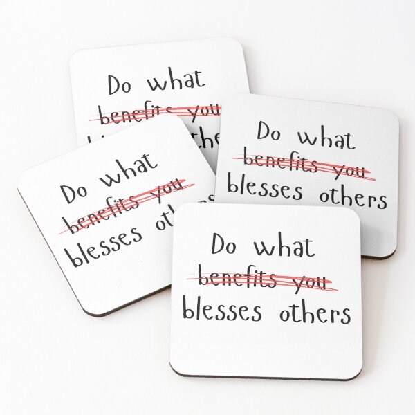 Item preview, Bless Others Over Self - Christian Quote designed and sold by Verse & Vibes.