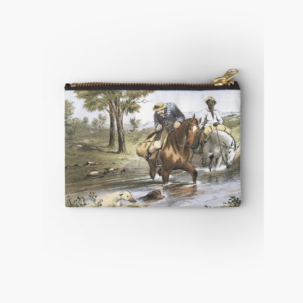 Item preview, Vintage Australian Watercolour - Bush Mailman  designed and sold by karwilberevivalcollection.
