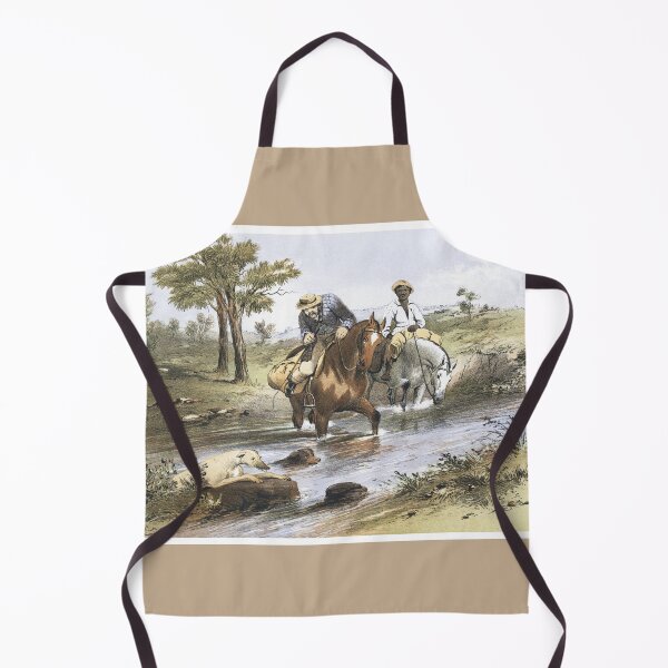 Item preview, Vintage Australian Watercolour - Bush Mailman designed and sold by karwilberevivalcollection.