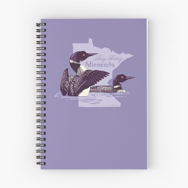 Item preview, Stay Strong Minnesota - State Bird Loon PURPLE designed and sold by KatrinaJeanC.