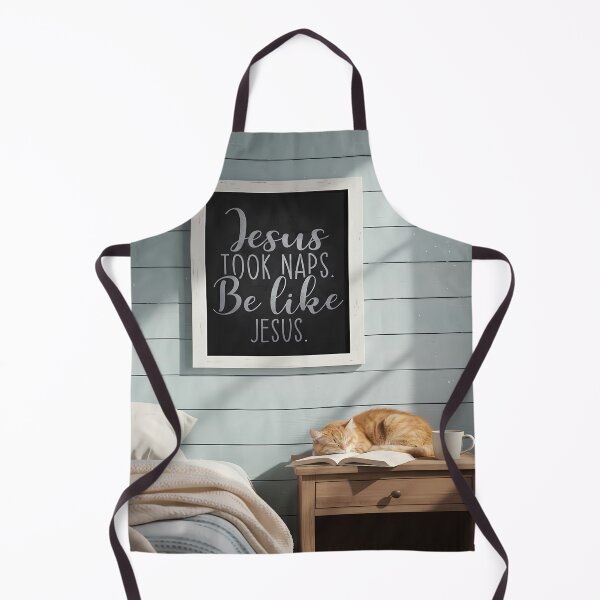 Item preview, Jesus Took Naps Art with Cat designed and sold by 7She.