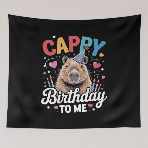 Item preview, Cappy Birthday To Me Capy Birthday3 designed and sold by MarryIsMonth.