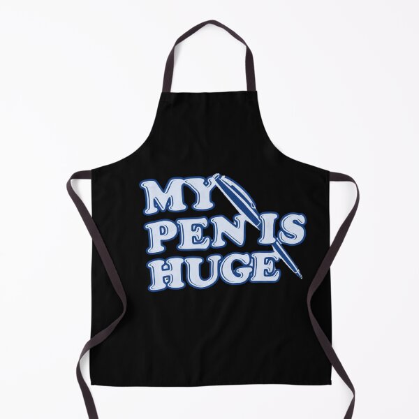 Item preview, My Pen Is Huge Funny Typography Quote | Sarcastic Writing Humor Design designed and sold by flowerpower999.
